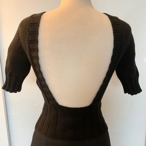 Dolce & Gabbana S/S Low Back Sweater